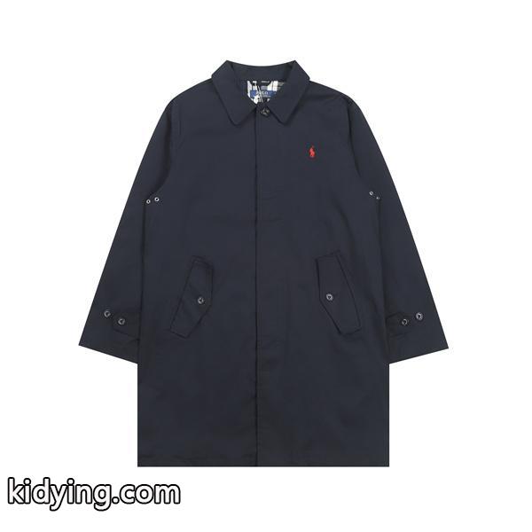 秋冬 ネイビー Polo Ralph Lauren ポロ ラルフローレン コピー コート ミドル丈 ワンポイント刺繍 クラシック-1