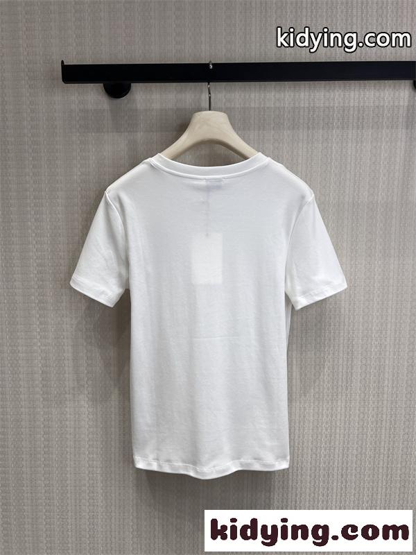 CELINEセリーフtシャツコピー2026春夏流行りレディースファッション上品-1