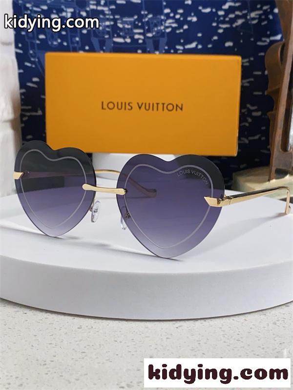 サングラス ルイヴィトン コピー レディース ハート型 ビッグフレーム 小顔効果 可愛い 個性派 UVカット Louis Vuitton-2