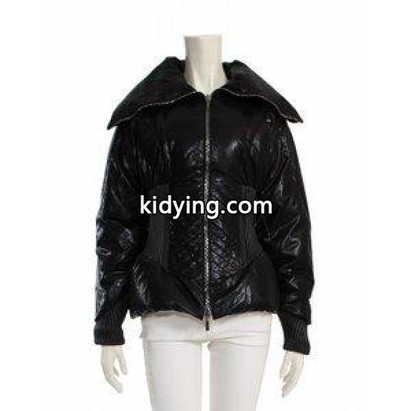 モンクレール MONCLER ダウンジャケット黒 ブラック 茶タグ S アウター 無地 1 CAMILLE VESTE コットン 綿 レディース【中古】【ベクトル 古着】 :114-201710301230:ブランド古着販売のベクトル - 通販ショッピング-0
