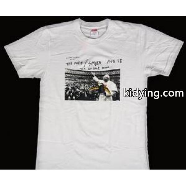 大人っぽくシュプリーム アンタイヒーロー ローマ法王 軽やかに Tシャツ ホワイト_半袖Tシャツ_メンズファッション_スーパーコピーブランド激安通販 専門店-0