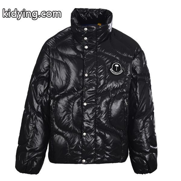 MONCLER モンクレール 偽物 機能 ブラック ショート ダウンジャケット 冬向けアウター-1