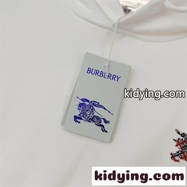 2026新作 上品 刺繍 BURBERRY バーバリー コピー パーカー 柔軟裏毛 ゆったり-5