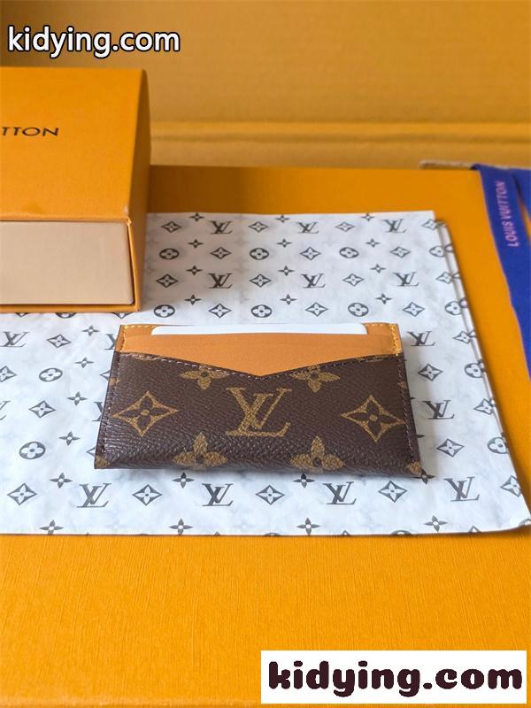Louis Vuitton コピー ルイヴィトン M14733 カードケース モノグラム カードホルダー スリム設計 V字ポケット コンパクト財布 名刺入れ メンズ レディース-1