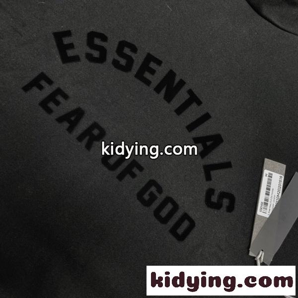 FEAR OF GOD ESSENTIALSフィアオブゴッド第9シーズンプルオーバーパーカー同色ロゴオーバーサイズ男女兼用-9
