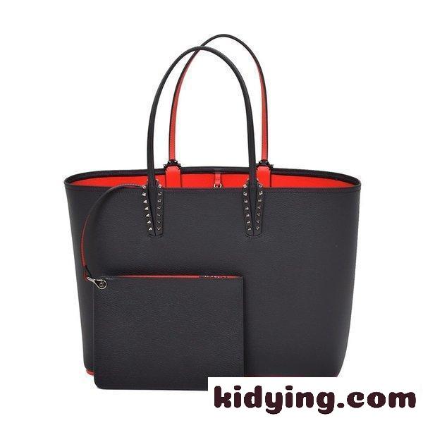 CHRISTIAN LOUBOUTIN クリスチャンルブタン Cabata Cabas ブラック カバタトートバッグ イタリア正規品 新品 1175113 :1175113-cm53:セレクトショップSHOWCASE 芦屋 - 通販ショッピング-0