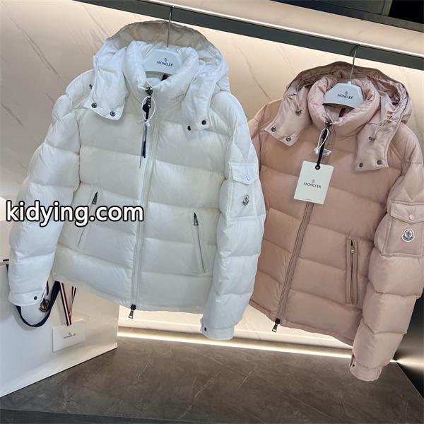 ホワイトピンク 2 色 フード付  MONCLER モンクレール コピー ダウンジャケット 秋冬高品質アウター-3