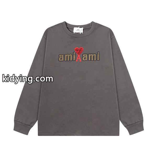 秋冬 存在感アップ ストリート 定番 AMI PARIS アミ パリス コピー スウェット-2