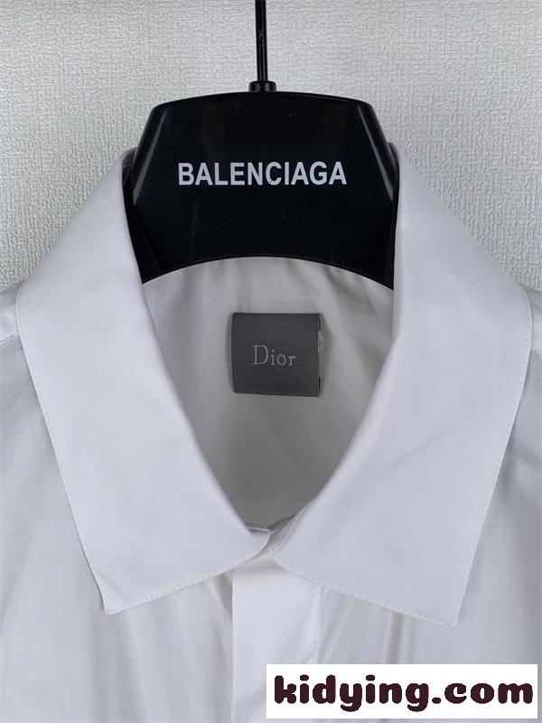 DIOR 長袖シャツ 無地 クラシックシルエット ディオール コピー ビジネス カジュアル 上質素材-4