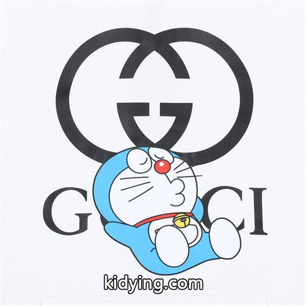 GUCCI キャラクター グッチ コピー プリント パーカー ブラック ポップ-4