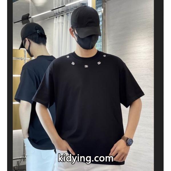 2色可選 今季掲げているブランド ドルチェ＆ガッバーナ Dolce&GabbanaSSトレンド新品登場 半袖Tシャツ 夏に爆発的な人気__ブランド コピー 激安(日本最大級)-0