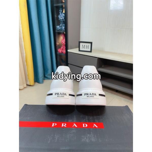 PRADA プラダ 激安 メンズ スニーカー レザー 厚底 ロゴ デザイン カジュアル シューズ 新作 旅行 通勤 おしゃれ 使いやすい 歩きやすい-4