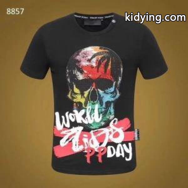 2色可選 春夏シーズン継続トレンド新着 Tシャツ/ティーシャツ フィリッププレイン PHILIPP PLEIN 2019年春夏シーズンに登場_フィリッププレイン PHILIPP PLEIN_ブランド コピー 激安(日本最大級)-1