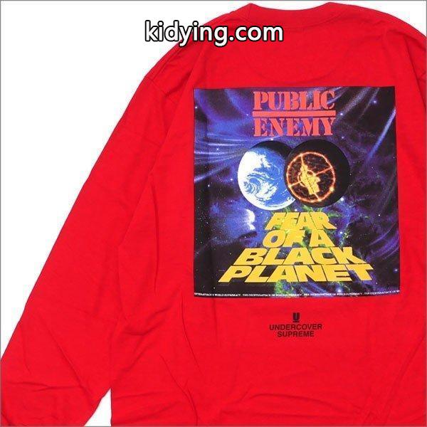 SUPREME(シュプリーム) x UNDERCOVER(アンダーカバー) x Public Enemy Counter Attack LS Tee (長袖Tシャツ) RED 202-000945-143+【新品】(TOPS) :18032703:クリフエッジ - 通販ショッピング-0