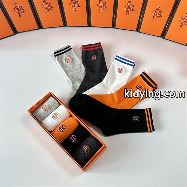 エルメス靴下コピー5点セット Hermes  通販ショッピング-5