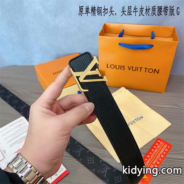 ハイクォリティ ルイヴィトンベルトメンズ LOUIS VUITTON ビジネスベルト本革レザー 通勤出張-0