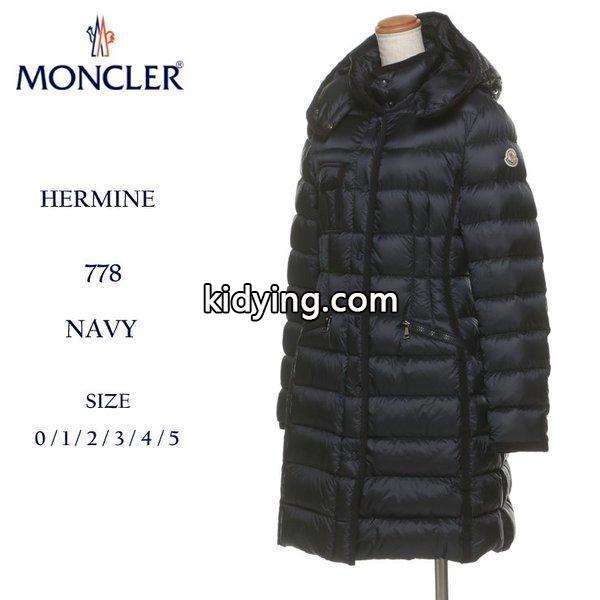 モンクレール ダウンコート レディース MONCLER パーカー フード ダウンジャケット エルミン HERMINE ブランド レディース アウター ロング フード MCLHERMINE8 :7561200316-77:ゼンオンライン - 通販ショッピング-0