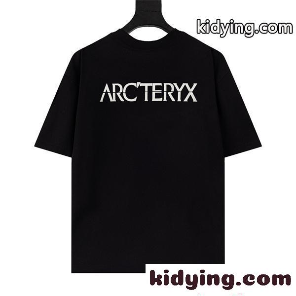 ビッグロゴ バックプリント ARCTERYX 半袖Tシャツ メンズ カジュアル ストリート アークテリクス コピー-0