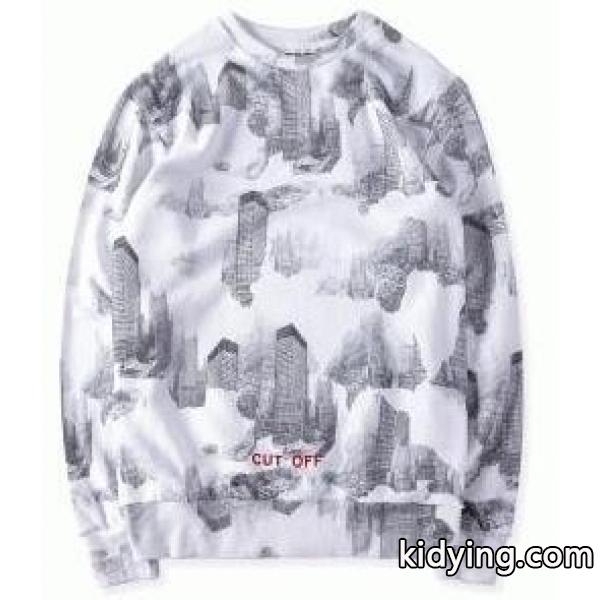 秋冬新作のオフホワイト　コピー、Off-Whiteの裏起毛のメンズパーカー_Off-White オフホワイト_ブランド コピー 激安(日本最大級)-0