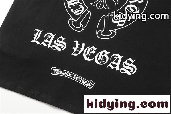 半袖Tシャツ ポケットTシャツ ブラック ホワイト 胸ポケットロゴ バックプリント クロムハーツ コピー クルーネック Chrome Hearts デイリー-4