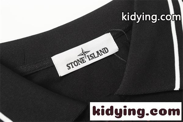人气 好评 ポロシャツ 襟ラインデザイン 通気生地 トレンド STONE ISLAND ストーンアイランド コピー-5