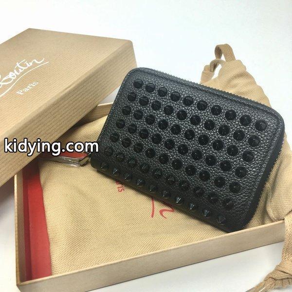 クリスチャンルブタン 財布 小銭入れ コインケース パネトーネ スタッズ 1165052CM53 Christian Louboutin Panettone Coin Case ブラック Black_クリスチャンルブタン CHRISTIAN LOUBOUTIN_ブランド コピー 激安(日本最大級)-0