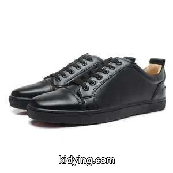 シンプルルブタンルイスジュニアフライトスニーカー ブラックLouis Junior Flat_クリスチャンルブタン CHRISTIAN LOUBOUTIN_ブランド コピー 激安(日本最大級)-0