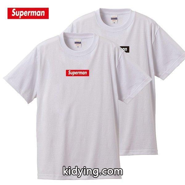 ストリート大人気ブランドTシャツ Superman 大人気 ボックスロゴ BOXロゴ オシャレ トレンド モード Supreme supreme シュプリーム好き必見 :tshirt-015:Numbers - 通販ショッピング-0