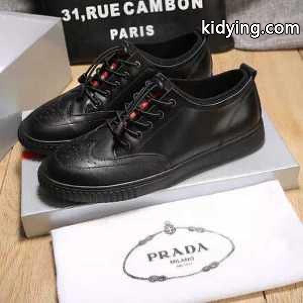 &安心&追跡付 2017春夏 プラダ PRADA フラットシューズ_スニーカー、靴_メンズファッション_スーパーコピーブランド激安通販 専門店-0
