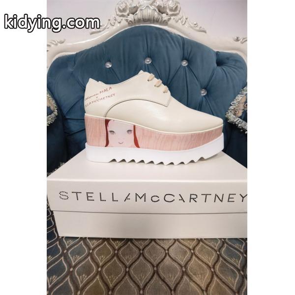 2026新作  STELLA McCARTNEY ステラマッカートニー コピー 厚底シューズ ベージュ 個性的 可愛い-5