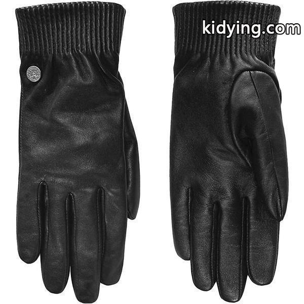 カナダグース 手袋 アクセサリー レディース Canada Goose Womens Leather Rib Glove Black :31-27ofljbdel-0236:asty-shop2 - 通販ショッピング-0