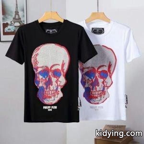 2色可選 2019春夏の必須アイテム 数年愛用しても人気アイテム フィリッププレイン PHILIPP PLEIN Tシャツ/ティーシャツ_フィリッププレイン PHILIPP PLEIN_ブランド コピー 激安(日本最大級)-0