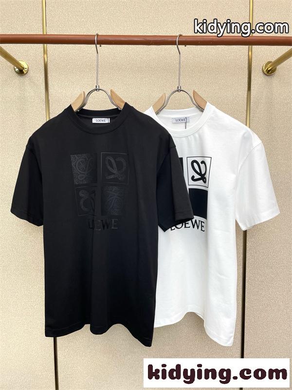 肌触り 普段使いロエベtシャツコピー2026年トレンド☆☆LOEWE 新作お手頃カジュアル-1