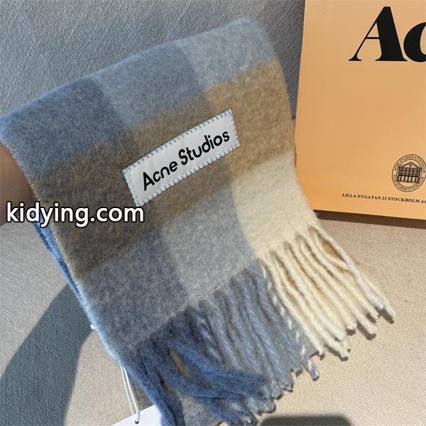 存在感 マルチカラー ロゴ ACNE STUDIOS アクネ ストゥディオズ コピー  マフラー レア-5
