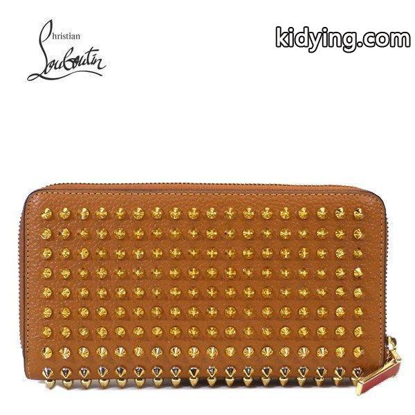 クリスチャンルブタン CHRISTIAN LOUBOUTIN 長財布 ラウンドファスナー パネトーネ スパイク スタッズ レディース ゴールデン1165159 日本未入荷カラー_クリスチャンルブタン CHRISTIAN LOUBOUTIN_ブランド コピー 激安(日本最大級)-0