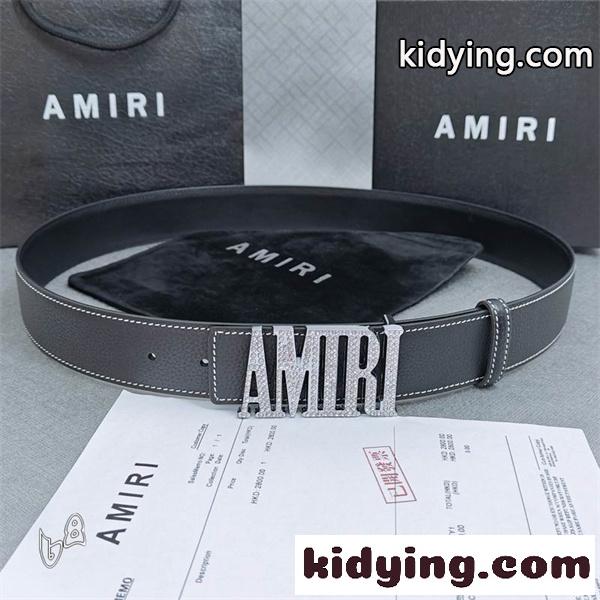 AMIRI 【2026新作】上質な本革を使用した ビジネススタイル☆☆アミリベルトコピー-2