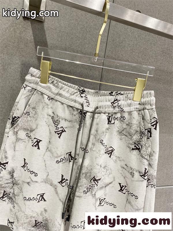 LOUIS VUITTON 2026ss☆☆ルイヴィトン上下着コピー 吸湿速乾 半袖スポーツTシャツ&ショーツ セット ランニング-6