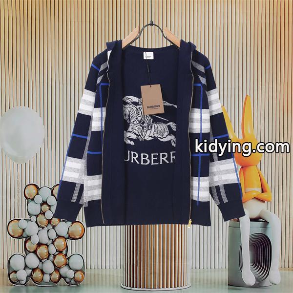 バーバリー コピー BURBERRY 好評続出 2025秋冬特製 クラシックチェック ニットパーカー-3