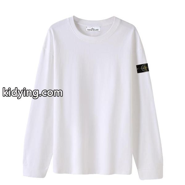 STONE ISLAND ストーンアイランド コピー 軽快着用 ロングスリーブ Tシャツ ソフトタッチ クリーン-6