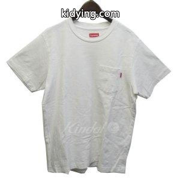 SUPREME 「Pocket Tee」胸ポケットTシャツ ホワイト サイズ：M (新宿店) 180906 :8045000092183:カインドオル - 通販ショッピング-0