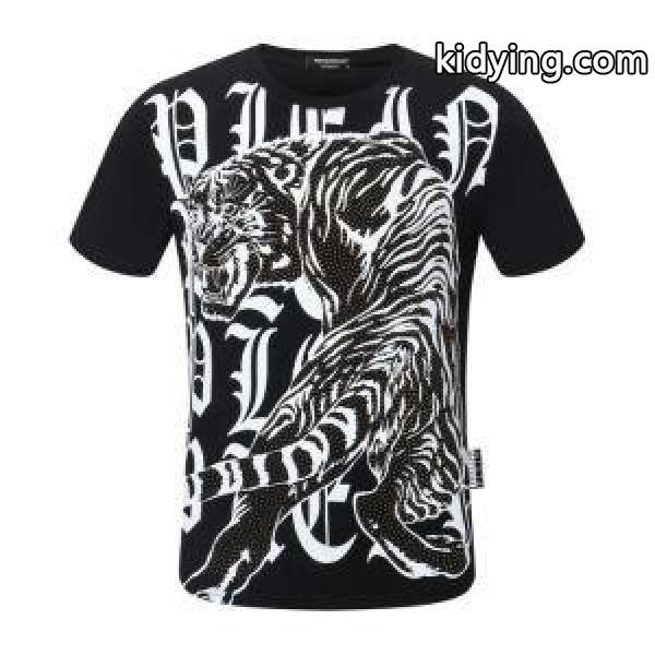 半袖Tシャツ 3色可選 トレンド感を取り入れるフィリッププレイン こなれ感のあるコーデに PHILIPP PLEIN_フィリッププレイン PHILIPP PLEIN_ブランド コピー 激安(日本最大級)-0