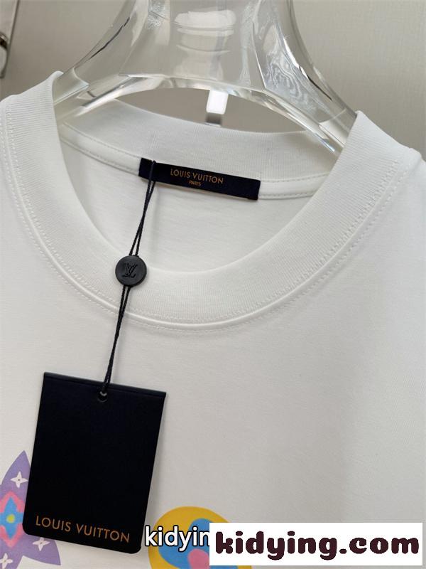 アートプリント キャラクターグラフィック 人気 売れ筋 LOUIS VUITTON ルイヴィトン コピー 半袖Tシャツ-3