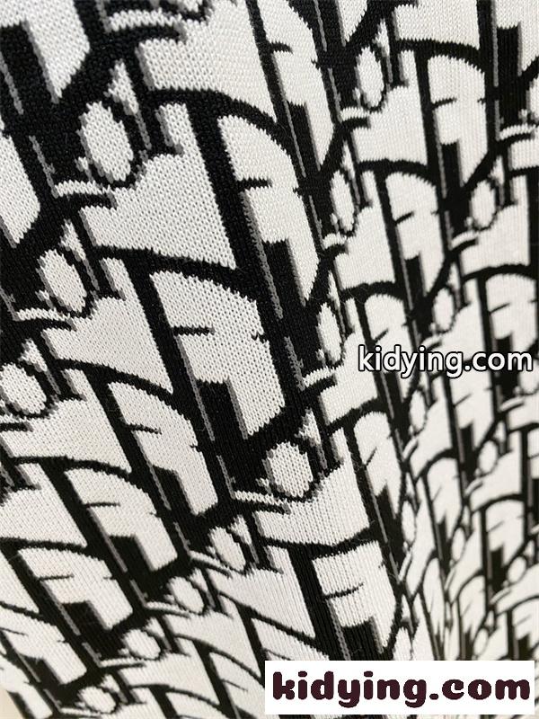 DIOR ディオール コピー 人気集中 ホワイト ブラック トレンドスタイル 半袖Tシャツ-6
