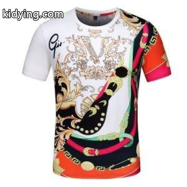コーデに新しさが混在する ヴェルサーチ VERSACEシックスタイリングに挑戦 半袖Tシャツ_ヴェルサーチ VERSACE_ブランド コピー 激安(日本最大級)-0