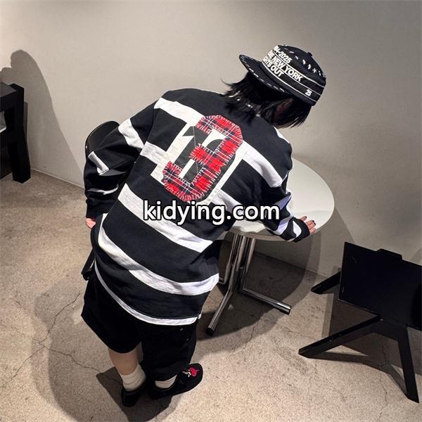 高品質 トレンド ボーダー 定番 人気爆発 SUPREME シュプリーム コピー 長袖tシャツ-2