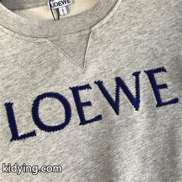 2026新作定番 ブラック スウェット ロゴ刺繍 高級感 人気 LOEWE ロエベ コピー-4