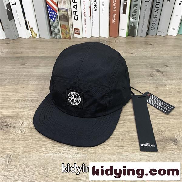 大人気 ナイロン STONE ISLAND コピー ストーンアイランド キャップ オレンジ ロゴパッチ 軽やかスタイル-0