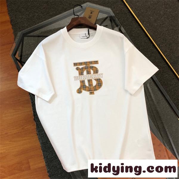 人気Burbberryバーバリーｔシャツコピー2026春夏刺繡ロゴlogo高品質個性的-0