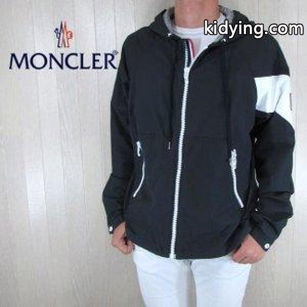 モンクレール MONCLER メンズ ジャケット ナイロン フード アウター ブルゾン 4162380 64044 / 778 / ブラック サイズ：2/3/4 :key-20180629-088-091:madoricci - 通販ショッピング-0