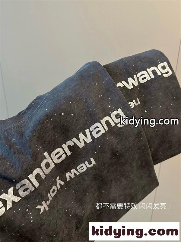 Alexander wang Tシャツ ヴィンテージ風 アレキサンダーワン コピー ゆるシルエット 韓国ストリート 夏人気-4